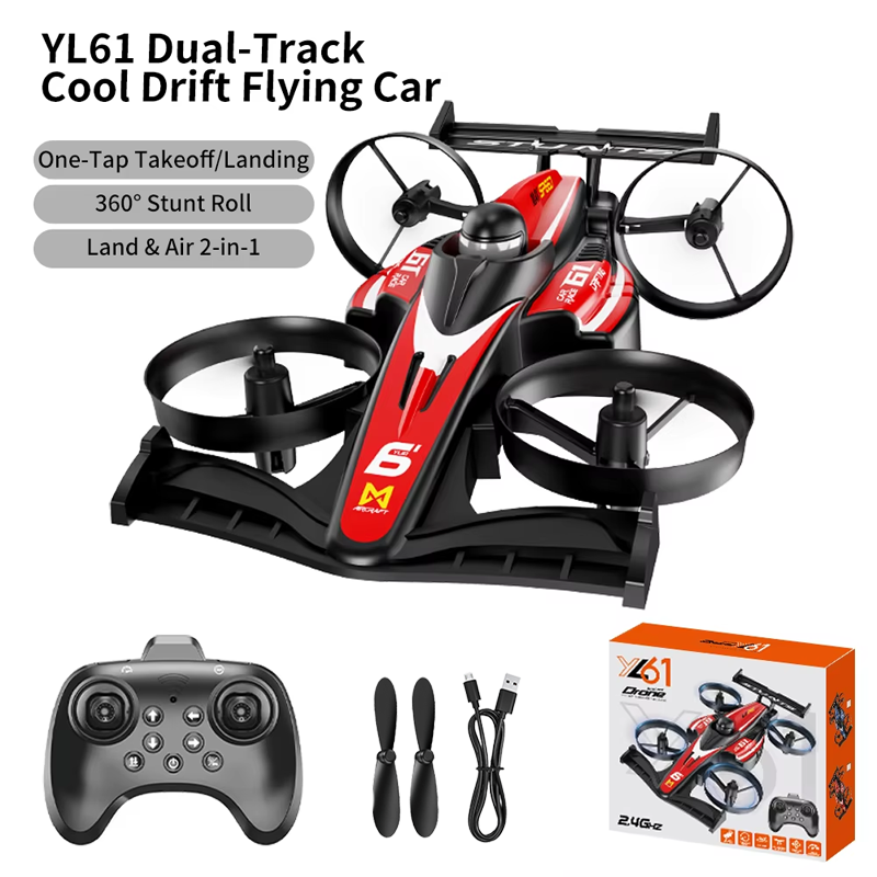 Drone Kit Tricopter - 2026 Upgrade YL61 Mobil Balap RC