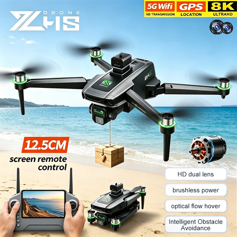 Drone Kit Tricopter - Drone Mini Profesional ZH8 dengan Remote