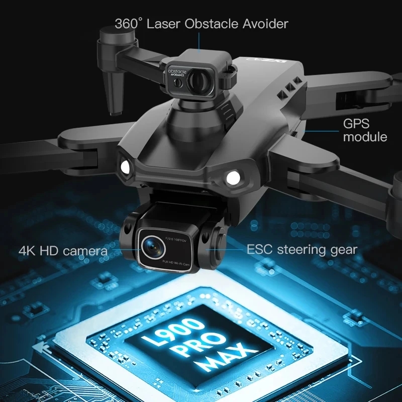 L900 Pro MAX Drone GPS, mainan - Drone Kit Professional ulasan dan harga