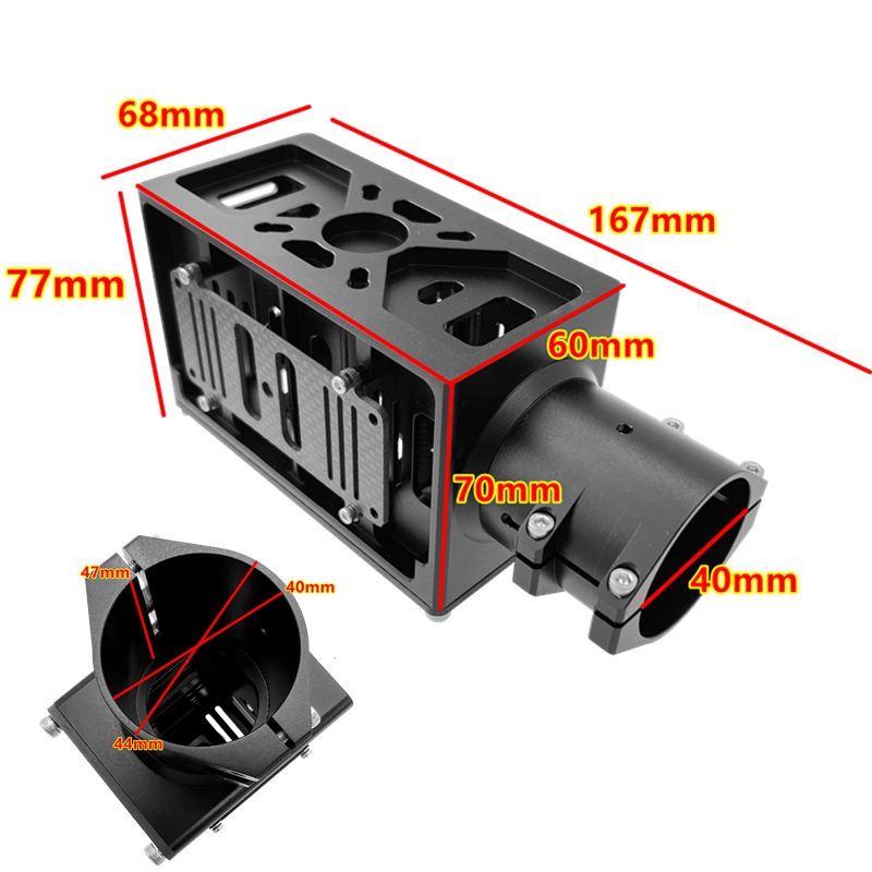 XAERO D40 Carbon Tube Motor Mo - Drone Kit Heavy Lift ulasan dan harga