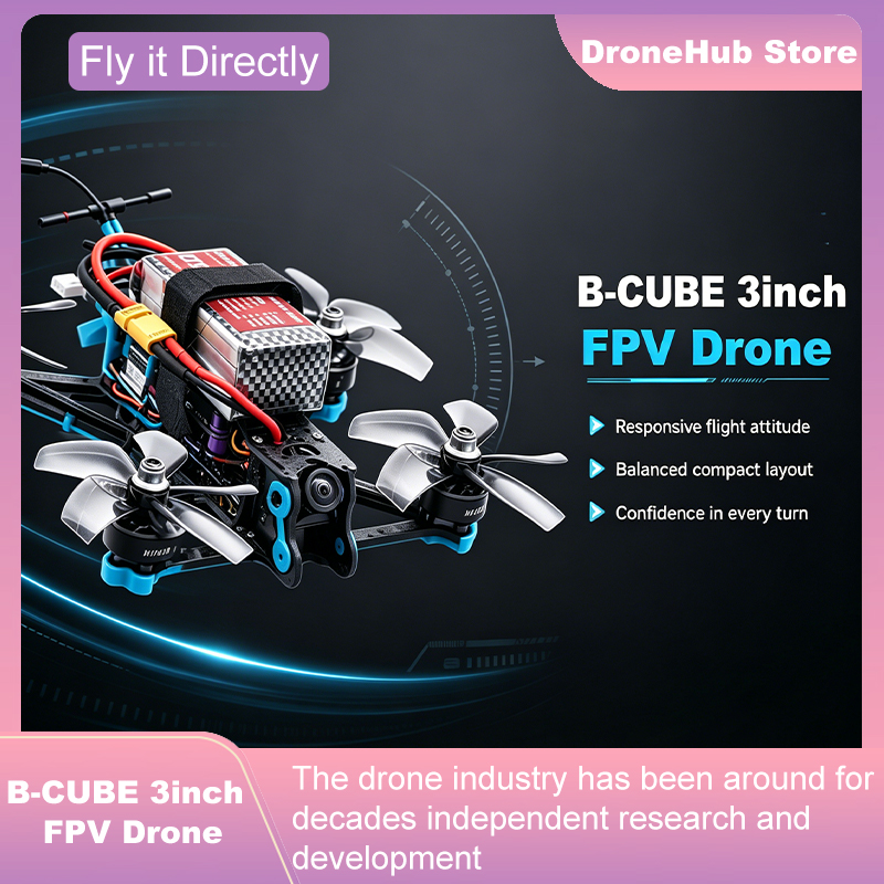 B-CUBE 3 inci FPV Drone Frame  - Drone Kit Octocopter ulasan dan harga