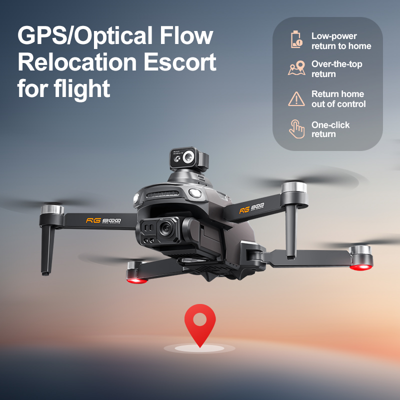Drone RG800 MAX GPS Profesiona - Drone Kit With Camera ulasan dan harga