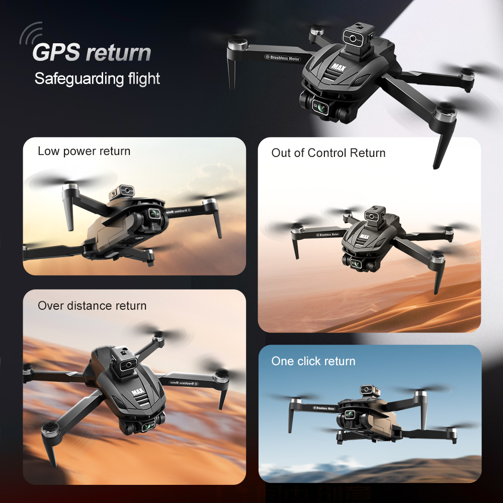 V168 PRO Max GPS Drone 8K Prof - Drone Kit Professional ulasan dan harga