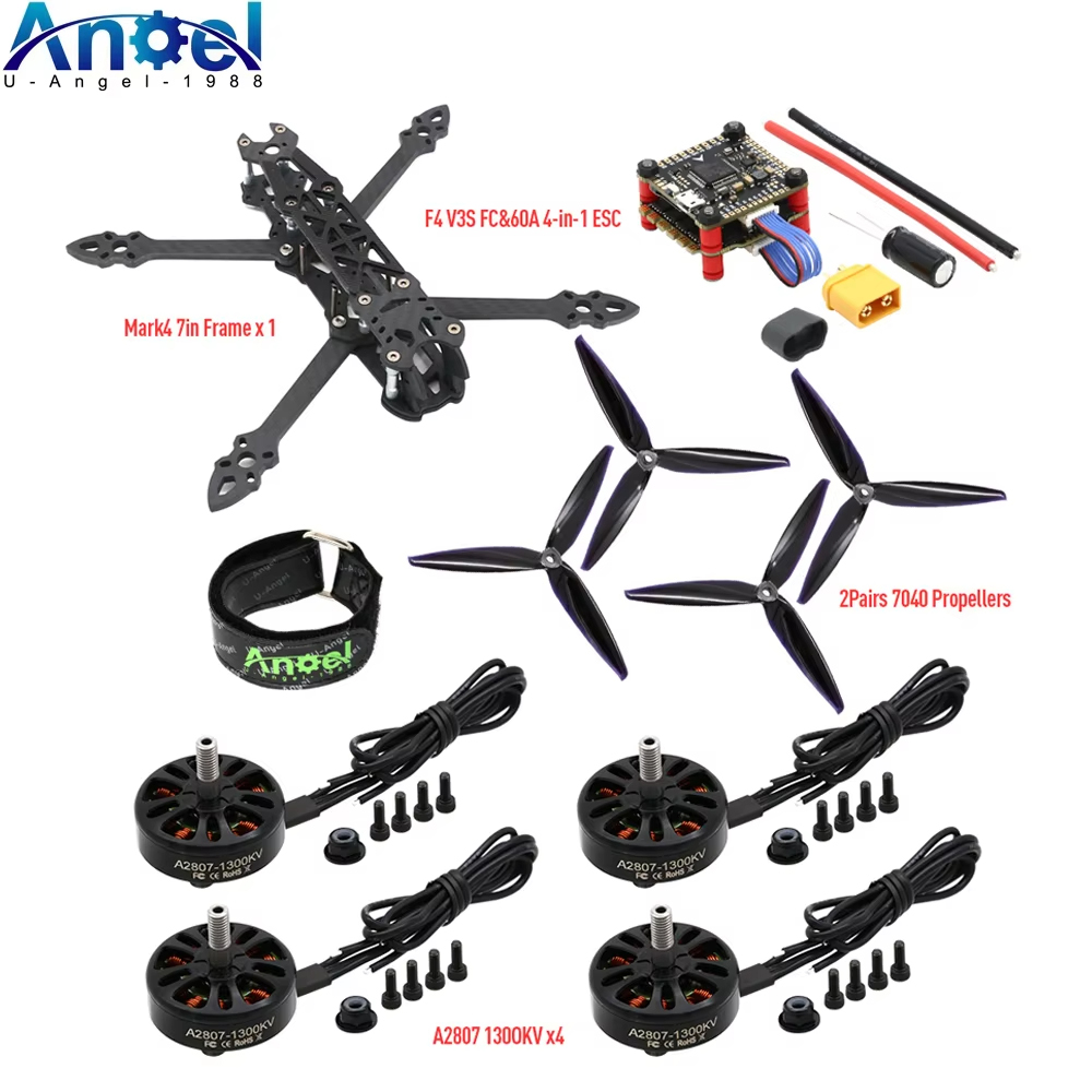 Mark4 Mark 4 7 inci 295mm FPV  - Drone Kit Build Yourself ulasan dan harga