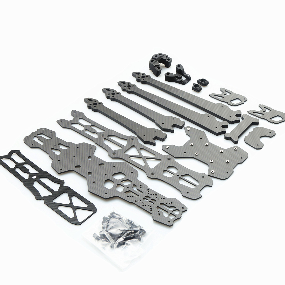 GK-V3 Drone bingkai serat karb - Drone Kit Fpv ulasan dan harga